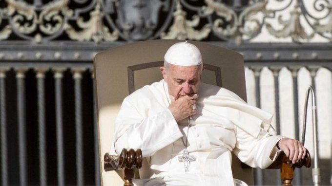 Мислите на папа Франциск отново бяха отправени към източноевропейската страна,