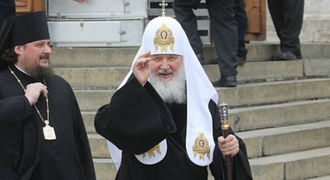 Руският православен патриарх Кирил, близък поддръжник на президента Владимир Путин,