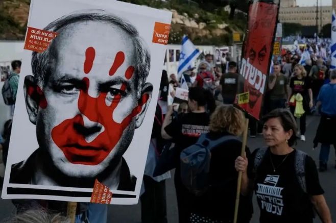 Биляна Михайлова Протестите срещу министър председателя Бенямин Нетаняху в Израел не