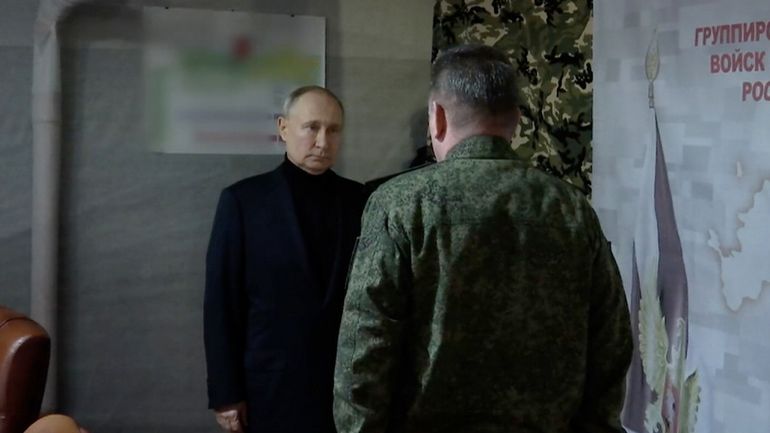 Руският президент Владимир Путин е присъствал на среща на военното