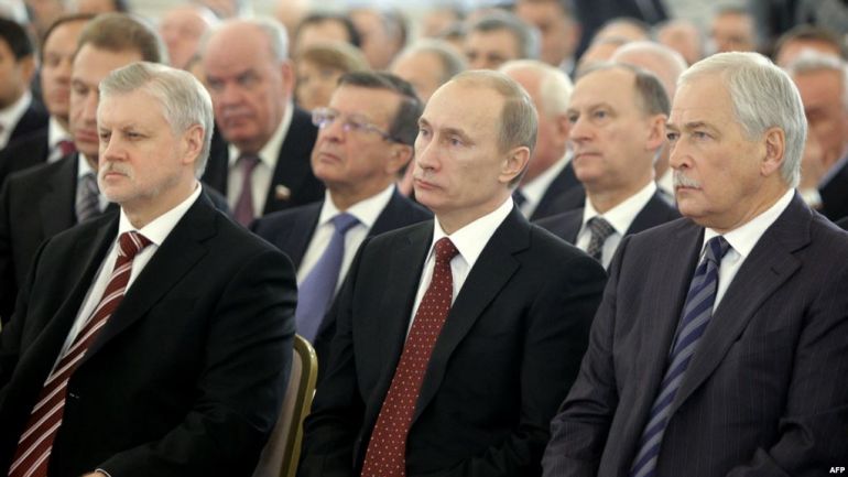 Руският президент Владимир Путин разчита на група доверени сътрудници -