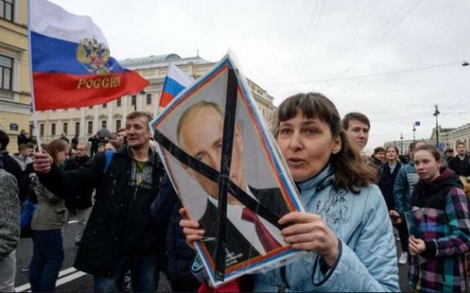 Диктатурата на Путин е сковала от страх руснаците