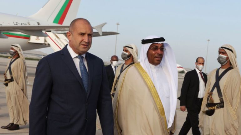 Президентът Румен Радев пристигна на двудневно официално посещение в Обединените