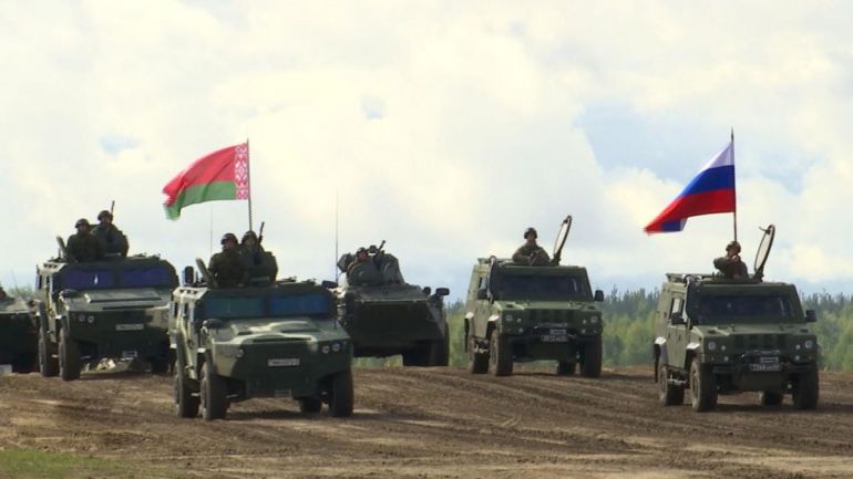 На територията на Беларус днес започва първият етап на военните