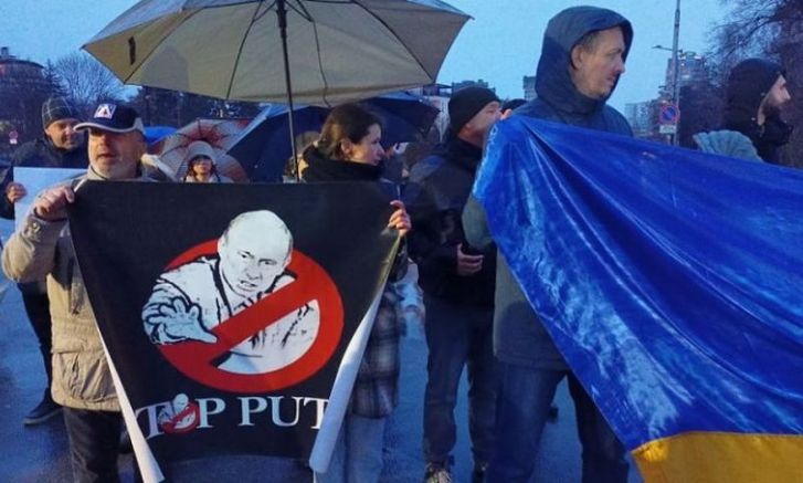 Украинската общност в София инициира протест пред Руското посолство в