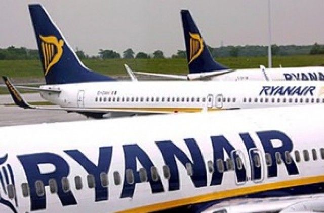 За понеделник и вторник 88 полета Ryanair“ до или от