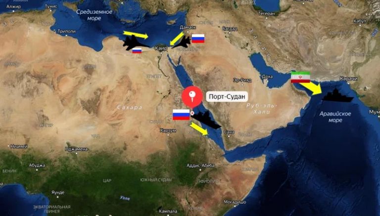 Кремъл е предложил оръжия на Судан в замяна на военноморска