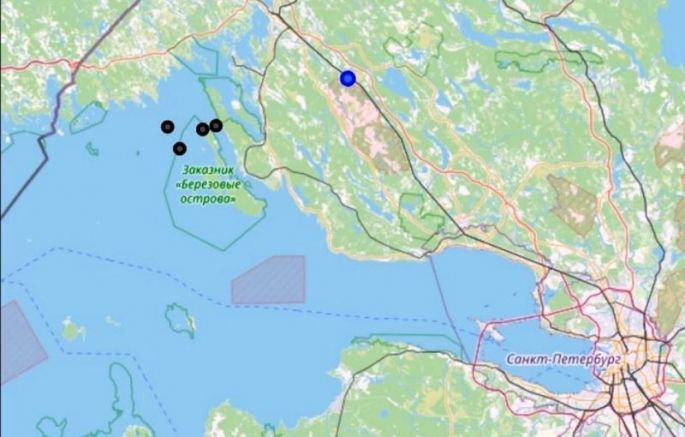 В териториалните води на Русия във Финския залив са избухнали