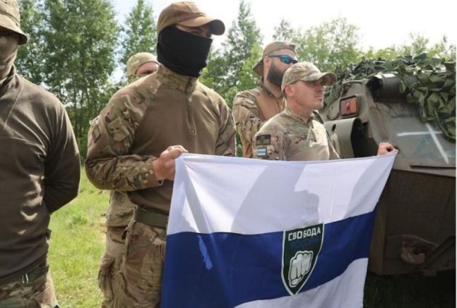 Бойци от доб,оволческия Легион Свобода за Русия заявиха, че са