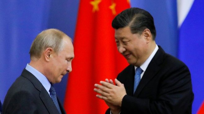 лидерите на Русия и Китай