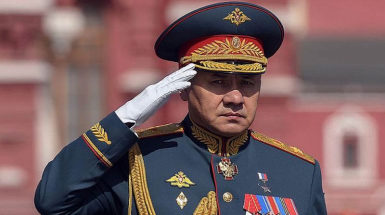 Руският министър на отбраната Сергей Шойгу е посетил бойна зона
