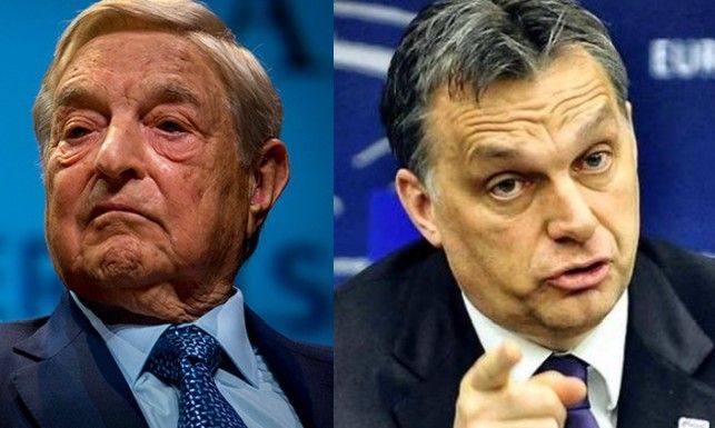 Джордж Сорос и Виктор Орбан - врагове до дупка