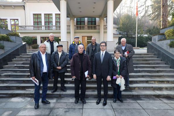 Президентът на РС Македония Стево Пендаровски прие днес в резиденцията