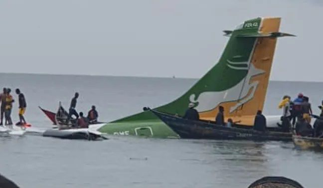 Пътнически самолет на танзанийската авиокомпания Пресижън ер Precision Air падна