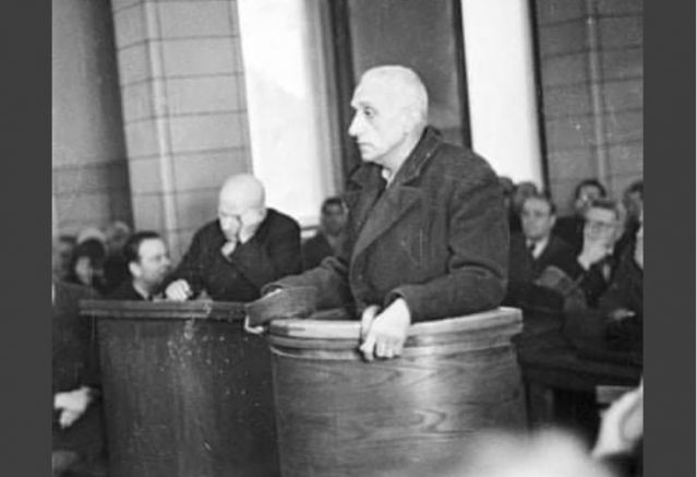 Кожухаров пред Народния съд, снимка: Тодор Славчев