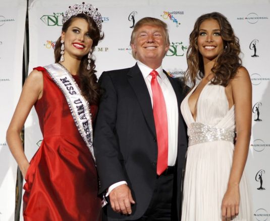 Доналд Тръмп на конкурса "Мис Вселена" в Москва