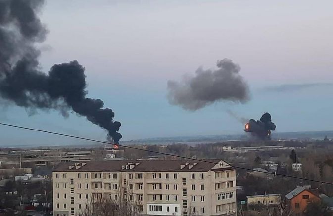 Въздушна тревога беше обявена по цялата територия на Украйна, съобщиха