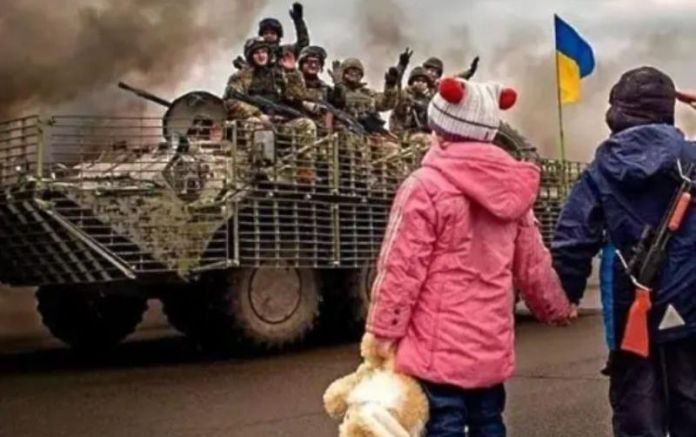Руската армия е тази която атакува мирни жители а украинските