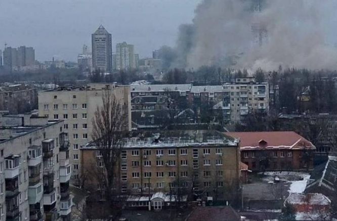 Украйна отблъсква руско нападение с дронове над столицата Киев предаде