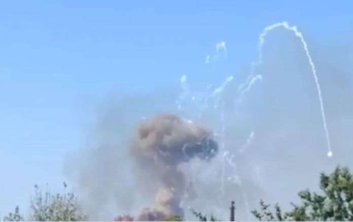 Склад за боеприпаси на руските окупатори експлодира днес в град
