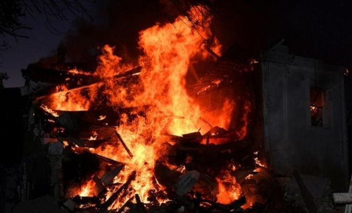 През тази нощ украинските военни упражниха огневи контрол върху Антоновския