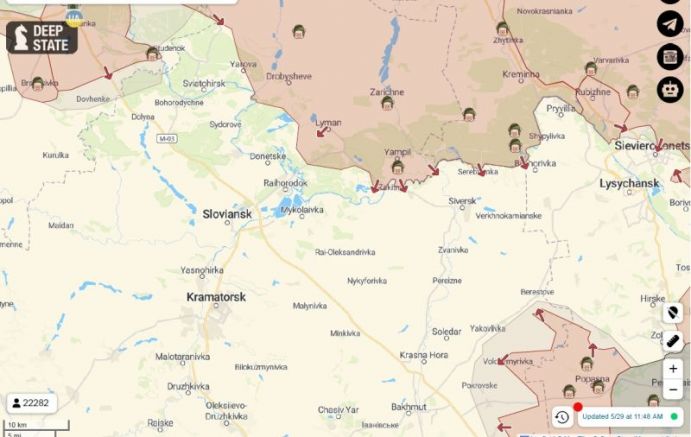 Украинските войски са преминали река Ингулец и са създали плацдарм