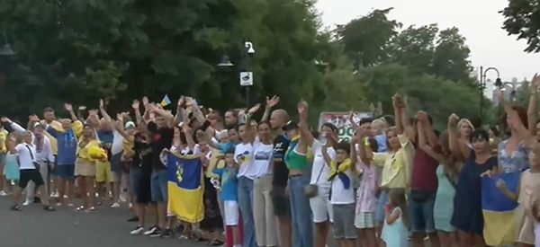 Украински бежанци у нас и симпатизанти на каузата им се