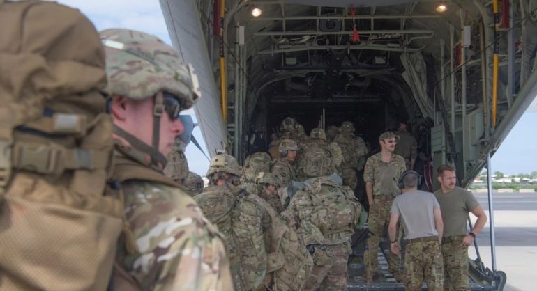 Мисията на САЩ в НАТО съобщи, че военнослужещи от 101