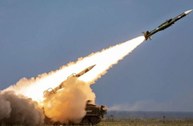 В хода на комбинираните въздушни удари срещу Украйна на 7
