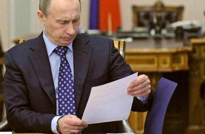 Обръщението на руския президент Владимир Путин по повод референдумите за
