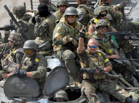 Група руски бойци които се бият на украинска страна призова