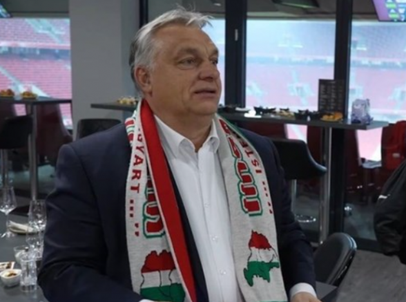 Виктор Орбан се срещна с футболистите на националния отбор увит