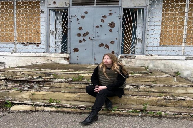 Украинската писателка Виктория Амелина, ранена по време на руски удар