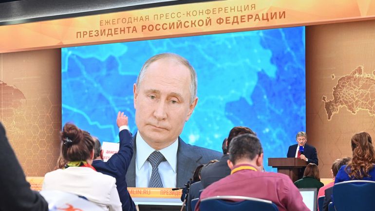 Владимир Путин отмени традиционната голяма пресконференция в края на годината  Обикновено