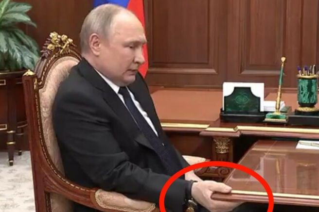 По време на срещата на руския президент Владимир Путин със