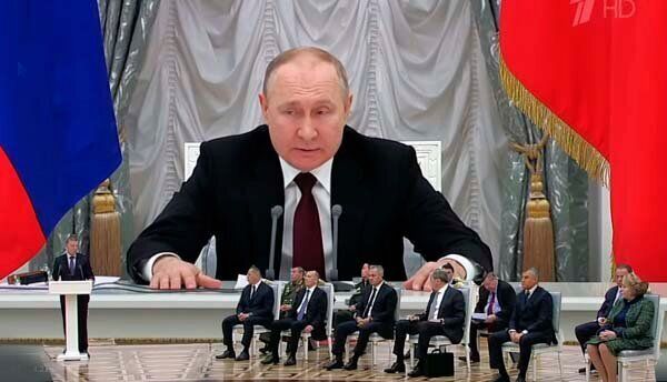Речта на руския президент Владимир Путин за началото на военната