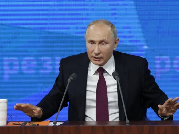 Държавният глава на Руската федерация Владимир Путин изрече поредната пропагандна