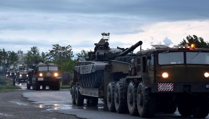 Няма придвижване на военна техника през България за конфликтната зона
