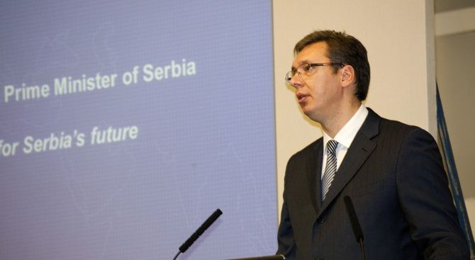 Президентът на Сърбия Александър Вучич каза че е очаквал войната