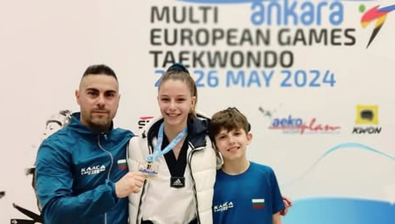 Пеева взе първия медал за България от Европейското по олимпийско таекуондо за младежи