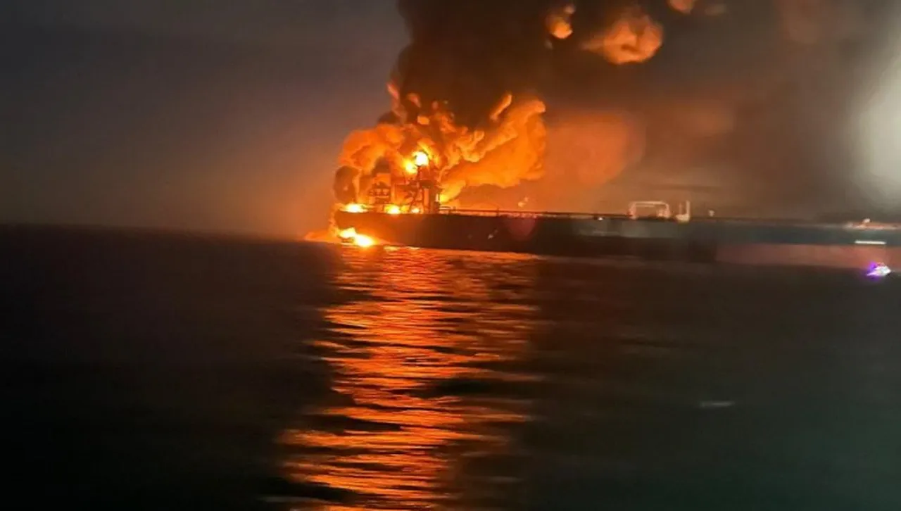 Удариха турски танкер за нефт, отплавал от руския Новоросийск