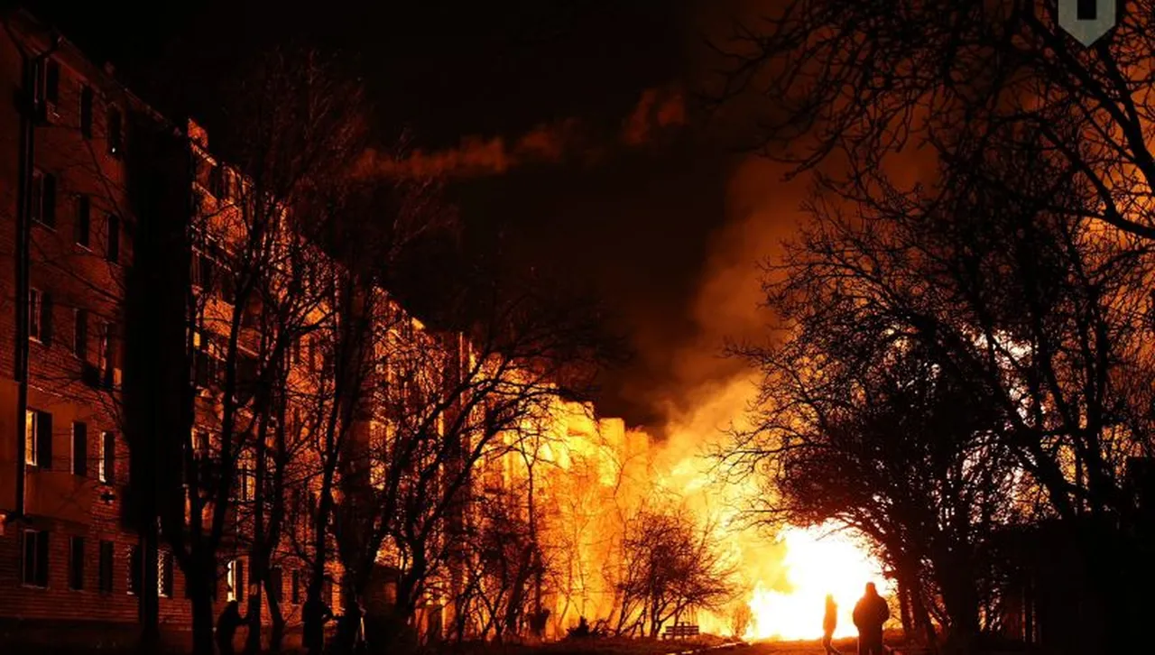 Руска въздушна атака срещу жилищни райони на Харкив, 15 души са ранени