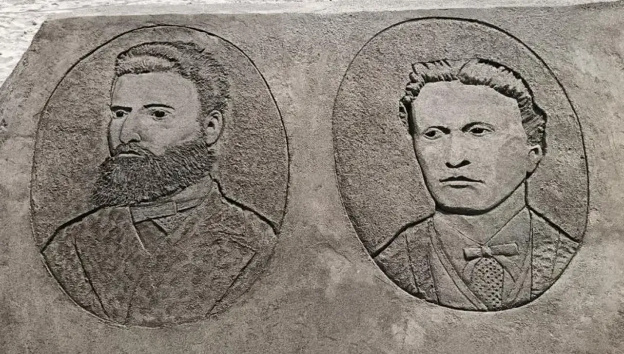 Чужденци изобразиха ликовете на Ботев и Левски върху пясъка на бургаския бряг 