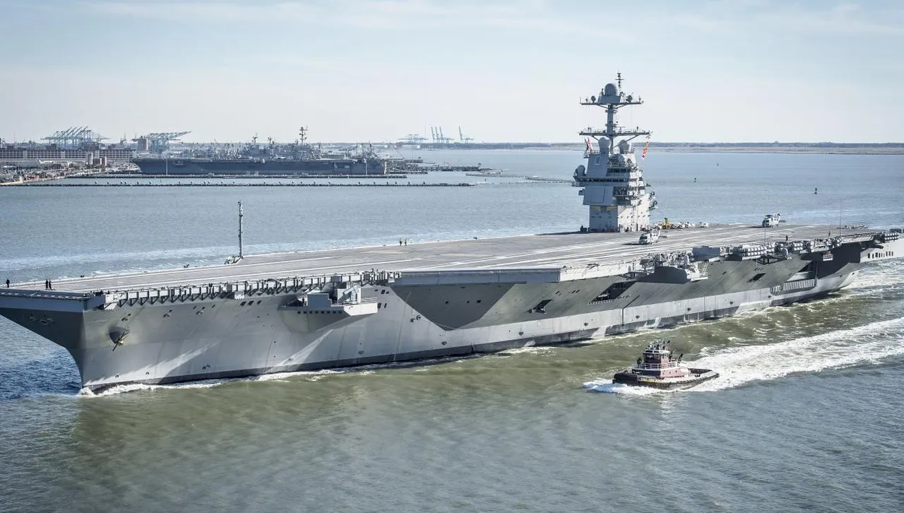 Най-съвременният самолетоносач на САЩ излиза от операцията в Близкия изток 