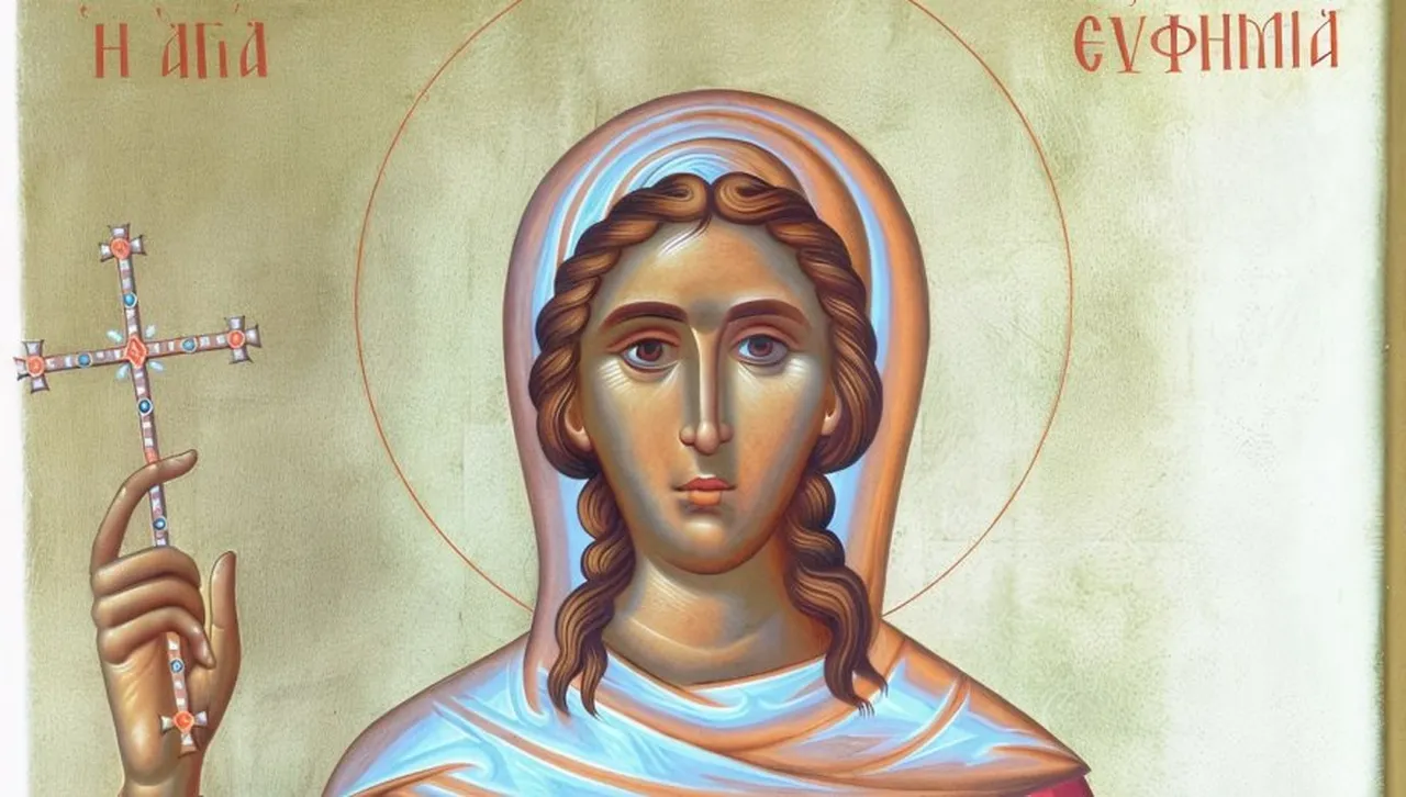 16 септември – Почитаме Св. Евфимия: Как едно чудо решава спора, разделил християнството