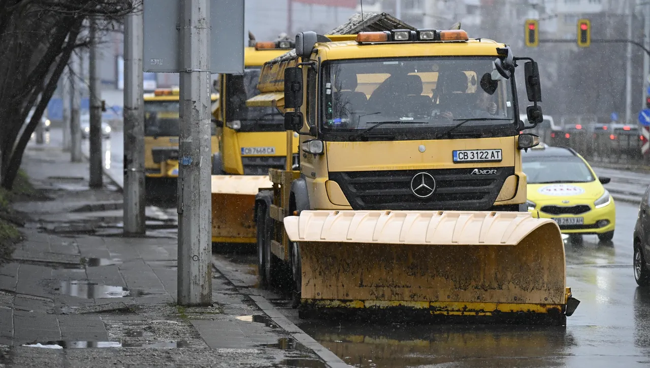 За пътищата край ГКПП Гюешево разположен на 1100 м надморска