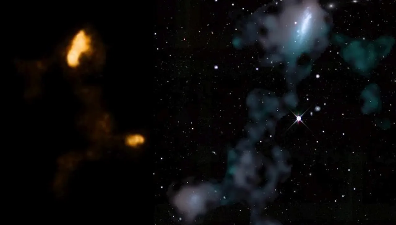 Астрономи откриха структура, 10 пъти по-голяма от Млечни пътя - космически мост между галактиките