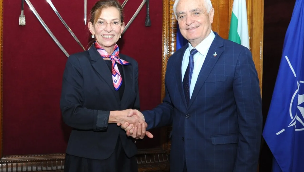 Министър Запрянов обсъди с германската посланичка придобиването на зенитните ракети IRIS-T