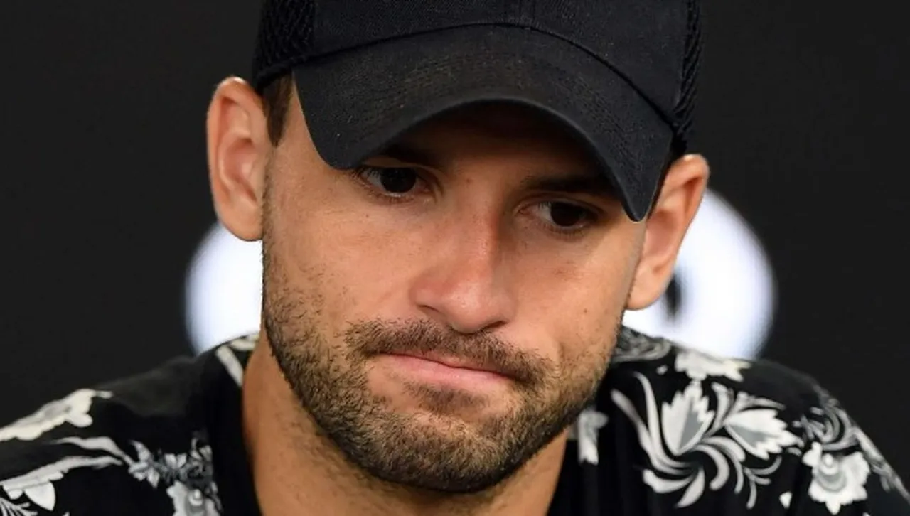 Свободно падане: Григор Димитров изпадна от тенис елита след 14 години