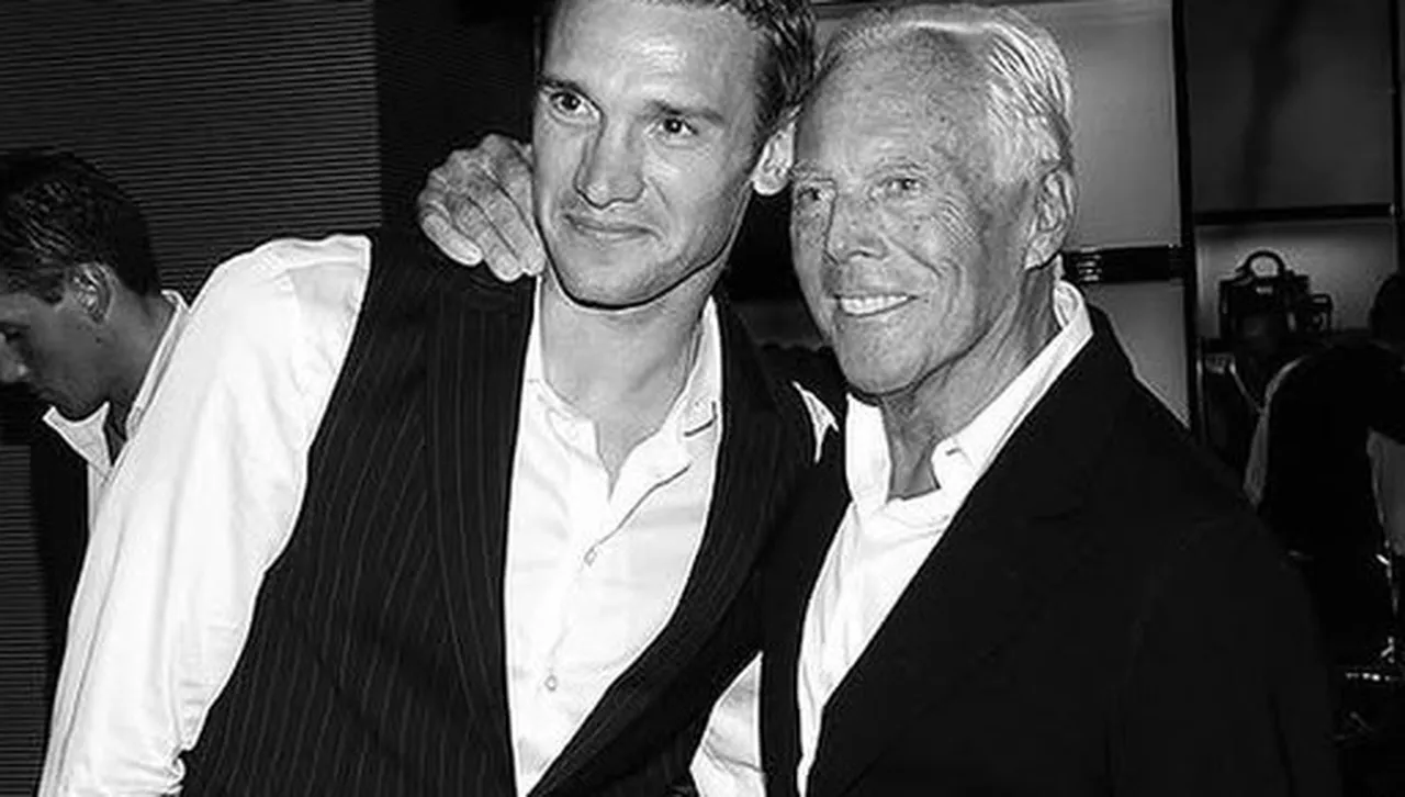 Андрей Шевченко се сбогува с Армани: Светът губи човек, който го  научи на елегантност. Аз губя приятел